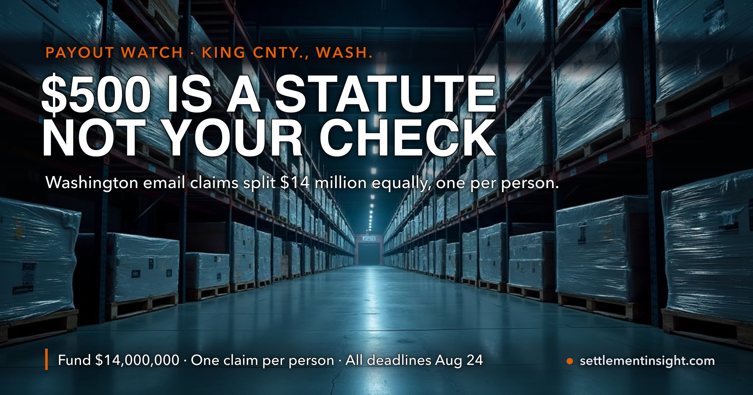Costco Is Paying $14 Million Over Its Sale Emails. The “$500” Everyone Quotes Is a Statute, Not Your Check — and Claim, Opt-Out and Objection All Expire August 24 — key figures at a glance