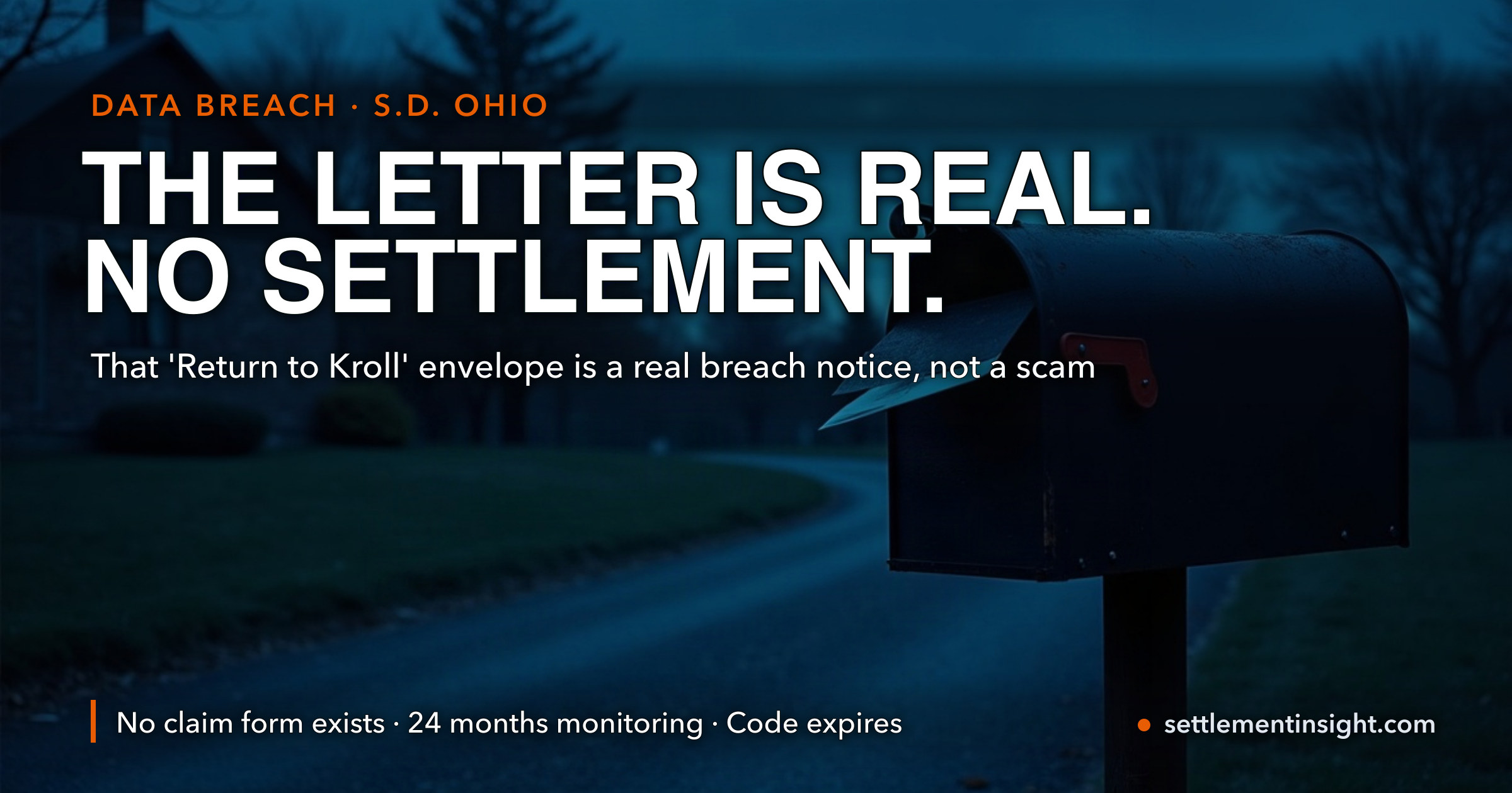 Thousands Are Googling 'Return to Kroll' to Check If Their Letter Is a Scam. It's the Envelope's Return Address — and the Code Inside Has an Expiration Date — key figures at a glance
